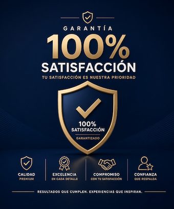 Satisfacción 100% Garantizada Satisfacción 100% Garantizada